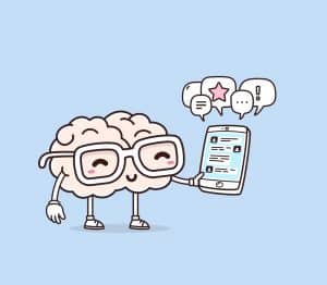 motion graphics singapore pink brain with glasses
