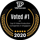 TallyPress Badge for Best Corporate Video Production SIngapore