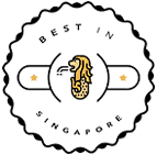 Best In Singapore badge for corporate video production company in singapore