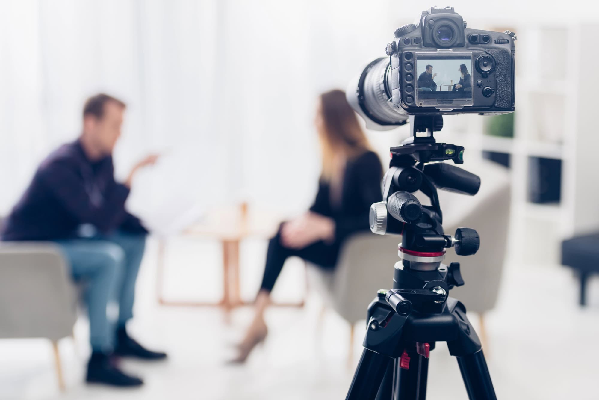 creative interview video