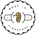 Best In Singapore badge for corporate video production company in singapore