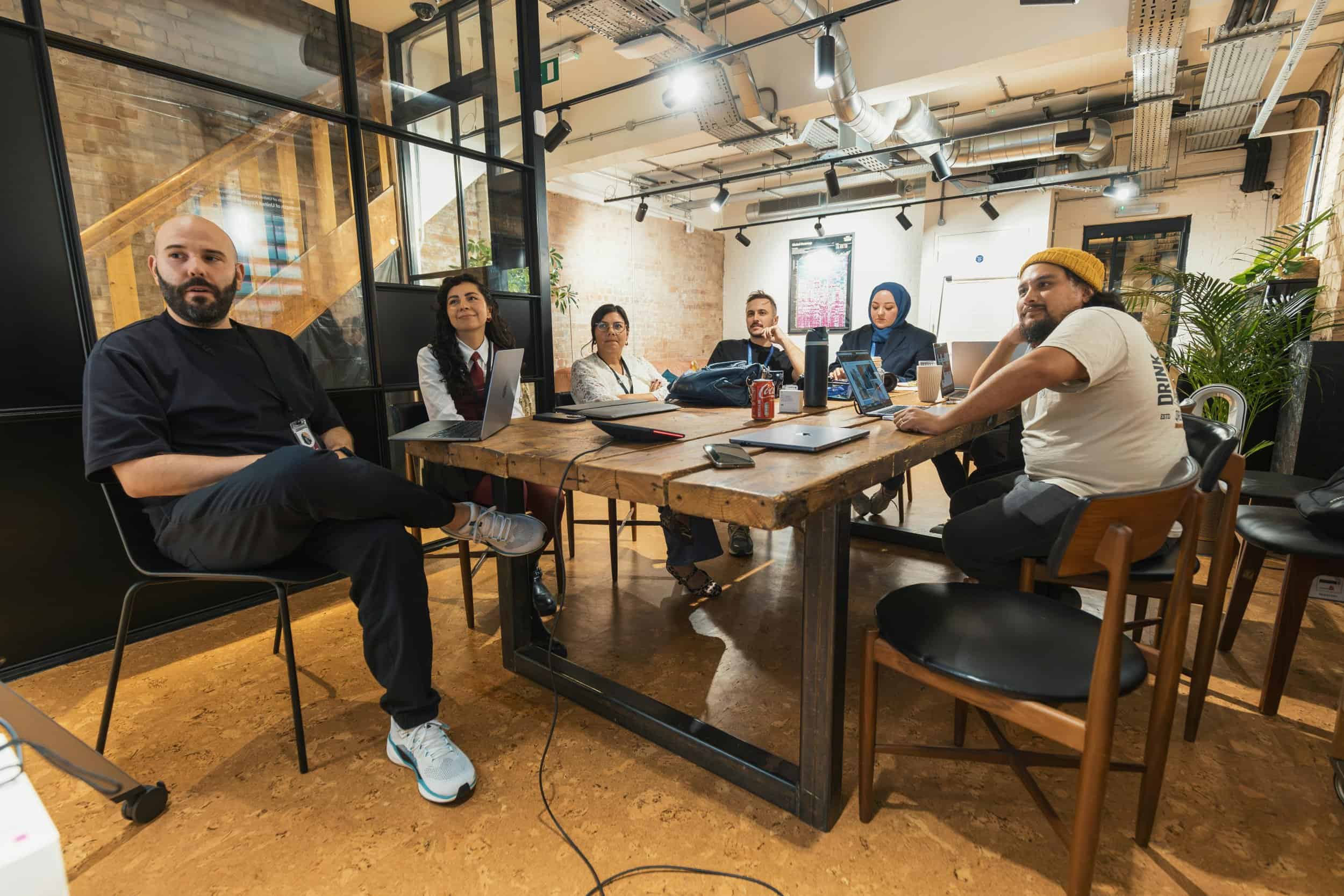 Corporate photography session for a business team in Singapore