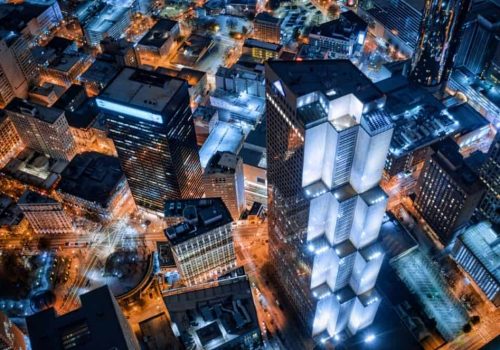 aerial photo city