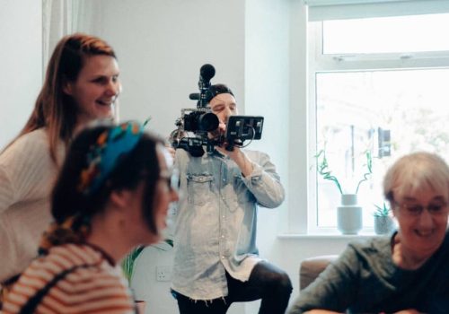 corporate video content shoot