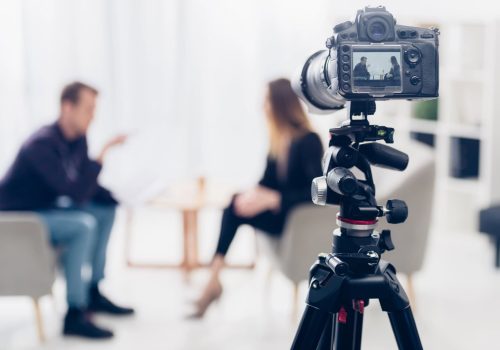 creative interview video