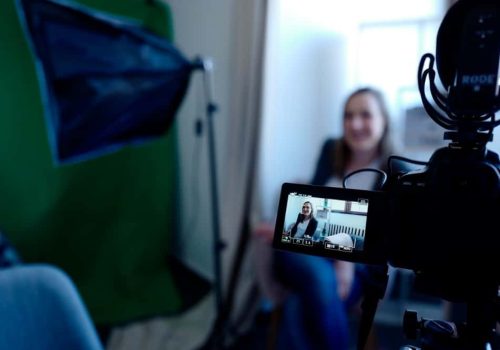 engaging video shoot