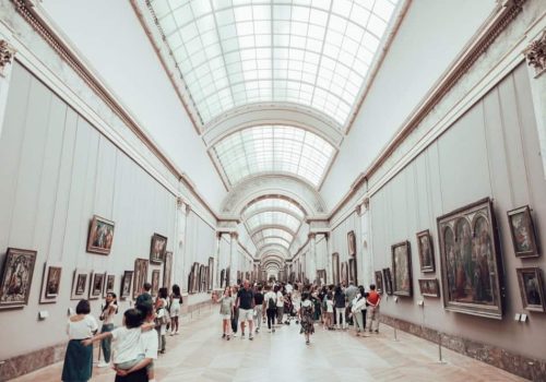museum visitors