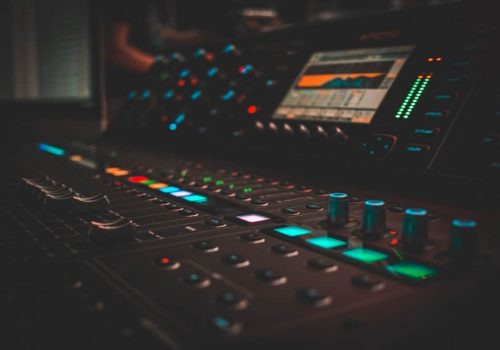 music studio recording