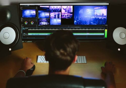 video editor workspace