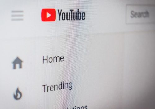 youtube home page